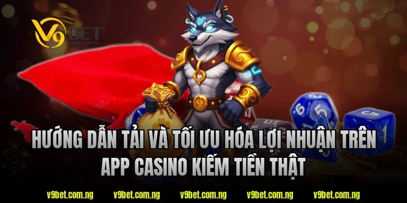 Hướng dẫn tải và tối ưu hóa lợi nhuận trên app casino kiếm tiền thật tại V9bet